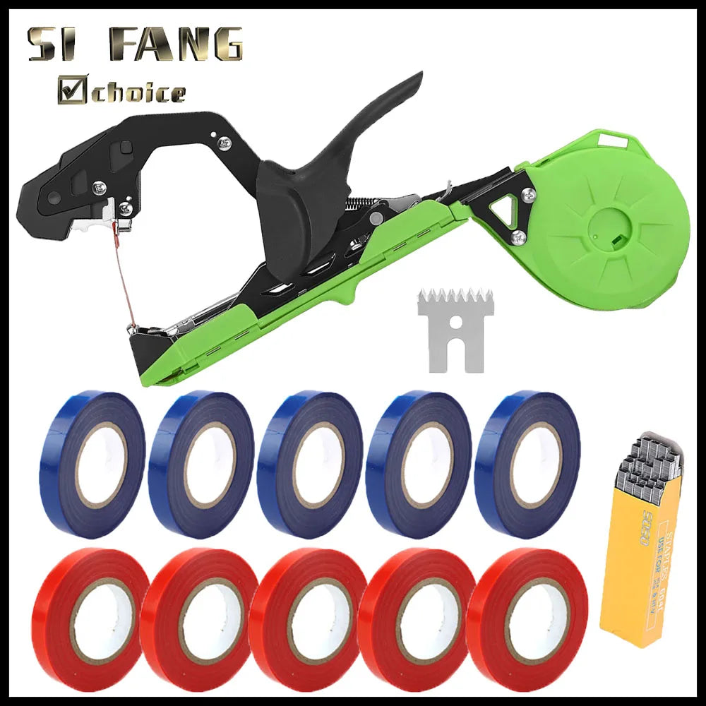 Tomato Binding Machine - New Gardening Tool for Seedling Vine Binding Vegetable Tapener Tapes for Home Garden Branch Tying Main image