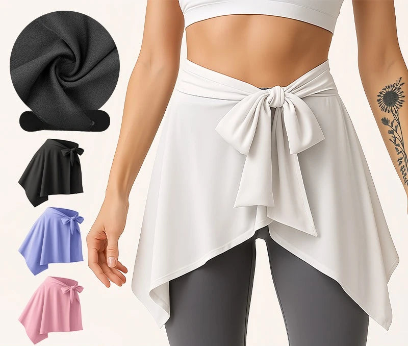 Activewear Skirt  One-piece, Adjustable-strap Skirt That Covers The Hips  Modest Yoga Skirt Main image