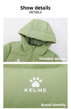 Kelme Children's Warm Cotton Jacket Winter Football Training Cotton Jacket Student Sports Down Jacket Coat