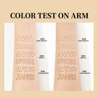 Qibest 2-In-1 Freckle Pen with Gourd-Shaped Head, Natural and Realistic, Sweat-Proof, Double-Ended Stamp Dot Pen Cosmetic Stick