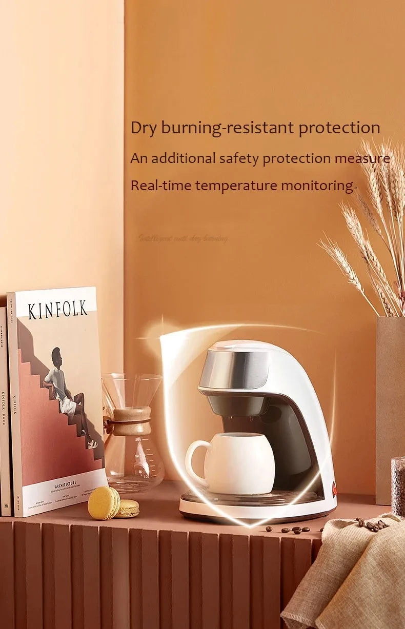 Home Drip Coffee Maker Multifunctional Coffee Tea Brewing Machine Small Office Americano Coffee Tea Maker