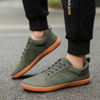 FANCYLEE Classic Women's GAT Barefoot Sneakers Retro Suede Minimalist Walking Shoes Wide Fit Zero Drop Casual Shoes Size 36-41