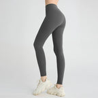 Naked feeling Yoga Leggings Women High Waisted Hip Lifting Fitness Leggings Running Cycling Pants Breathable Sports Leggings