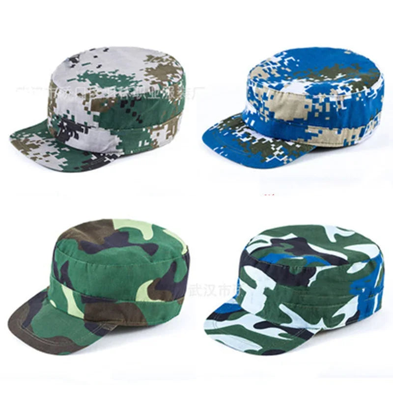 Baseball Cap Outdoor Sport Snapback Stripe Cap Camo Camouflage Hat Simplicity Hunting Cap Hat for Men Adult Cap Summer Wholesale Main image