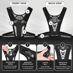 Ultra Light Running Vest with Phone Pocket Water Bottle Holder Breathable Hydration Pack for Outdoor Cycling Hiking Trail