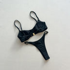 Push Up Bikinis 2025 Sexy Women Swimsuit Swimwear Female Bikini Set Black Biquini Bathing Suit Thong Swimming Suits Beachwear
