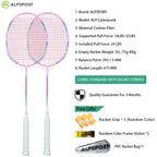 ALP ZJ2.0 Pro 4U 85g 100% Carbon Fiber + Titanium Alloy Badminton Racket Ultra-light Sports Equipment Racket Badminton Training