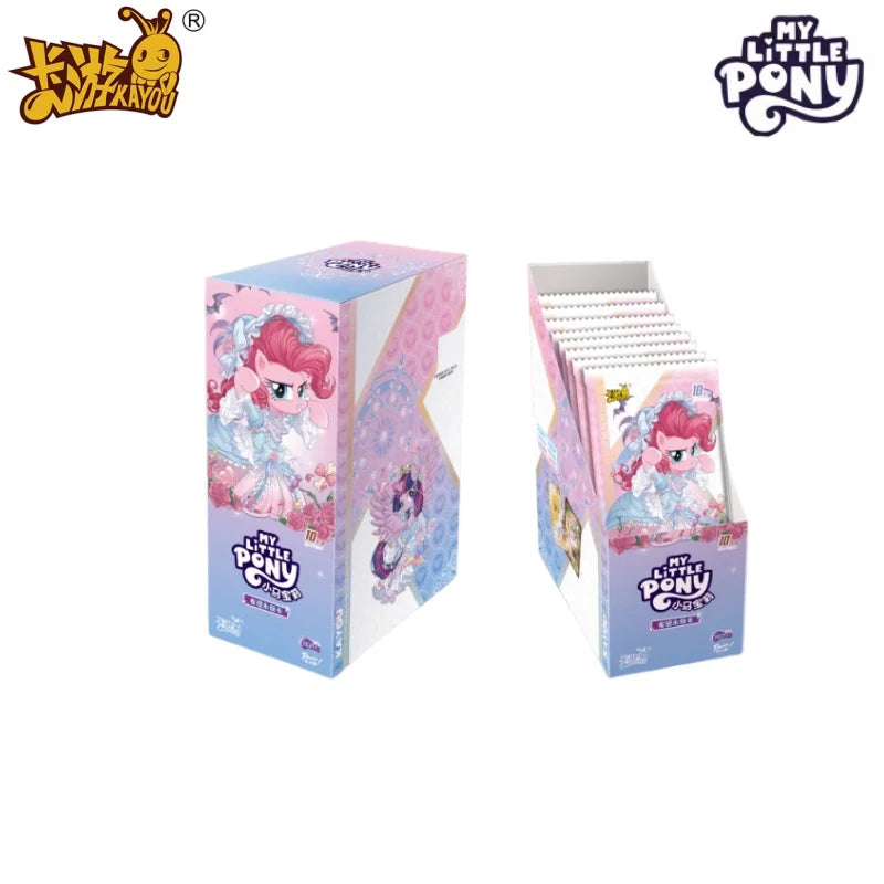 KAYOU Genuine New My Little Pony Friendship Eternal Star Bag 2 Rhythm Moon AR Gilded Decoration OR Collection Card Gift