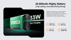 Ulefone RugKing 5 Pro 20000mAh Rugged Phone Android 16 16GB+256GB IP68/IP69K Waterproof Smartphone 6.78 FHD+ Night Camera 4G