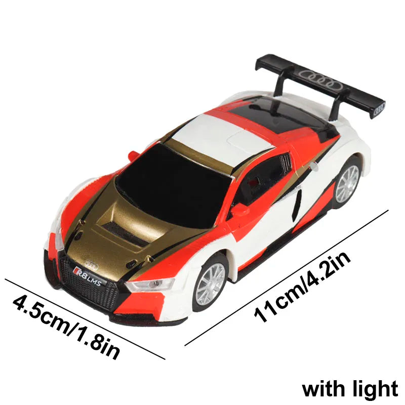 Analog Slot Car Racing R8 Police 1 43 Set Electric Coche Gift Kids For Scalextric Compact Go Ninco Scx Cars Toy