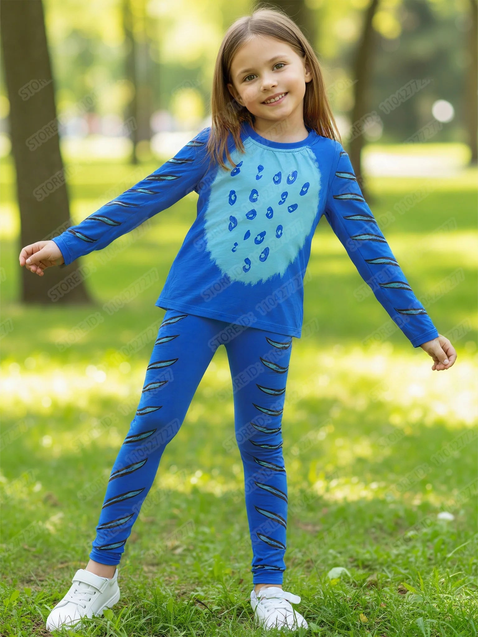 Kpop Kids Derpy Tige Cosplay Costume Children's Sports Set Hunters Tiger Shirt Outfit Boys Girls Sports Clothing Suit Main image