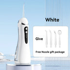 Oral Irrigator 3 Cleaning Modes Portable Rechargeable Waterproof  IP65 Dental Water FlosserTeeth Whitening Jet Floss 200ML