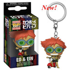 New FUNKO Keychains Disney Demona Princess Bella Ariel Alice Anna Elsa Bell Jack Sally stitch Action Figure Toys Ornaments