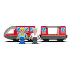 Kids Electric Train Set Locomotive Magnetic Train Car Diecast Slot Toy Fit for Wooden Train Railway Track Toys for Children Gift