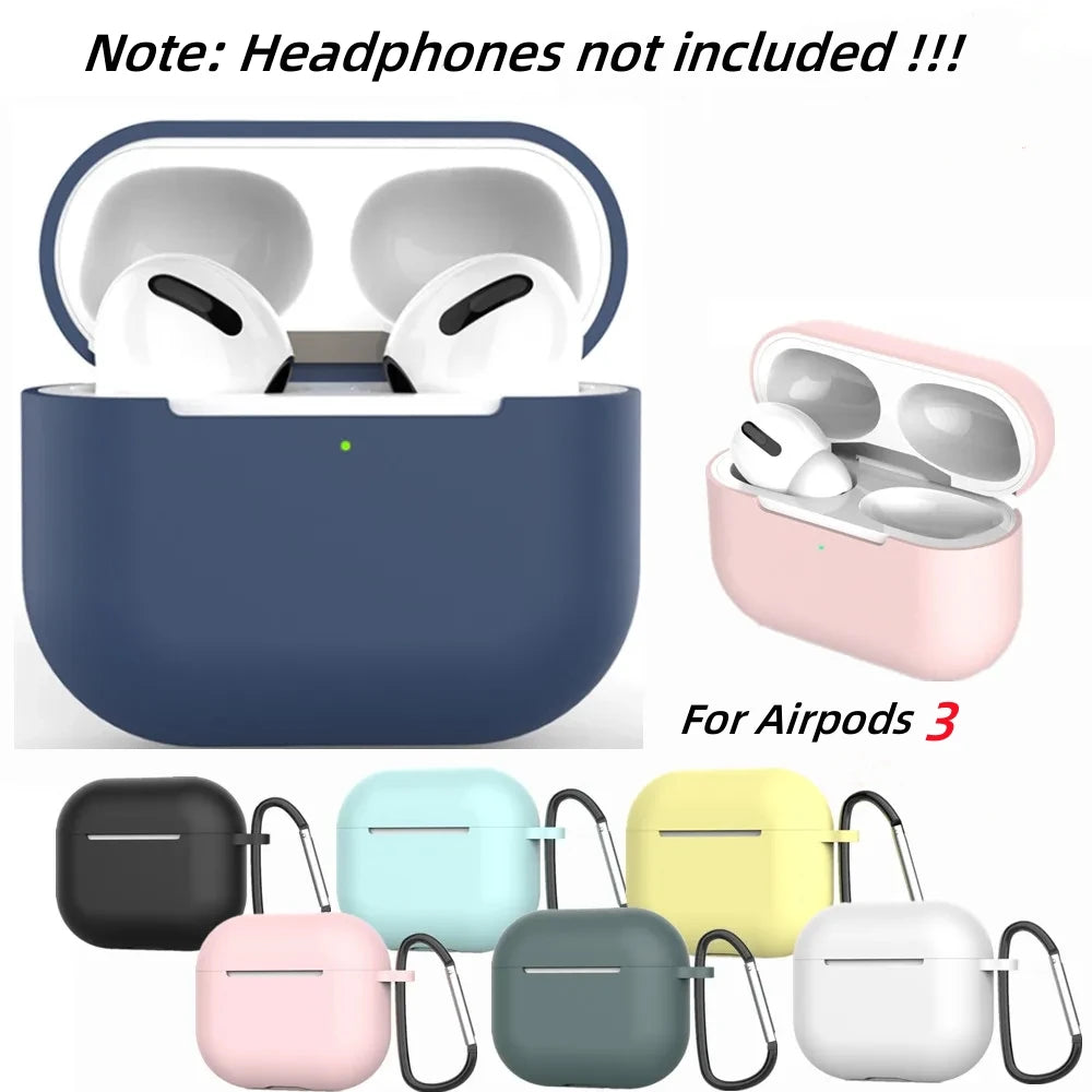 For Airpods 3 Silicone Cover Case for Airpod 3 Wireless Bluetooth Air Pod Case Earphone Accessories Main image