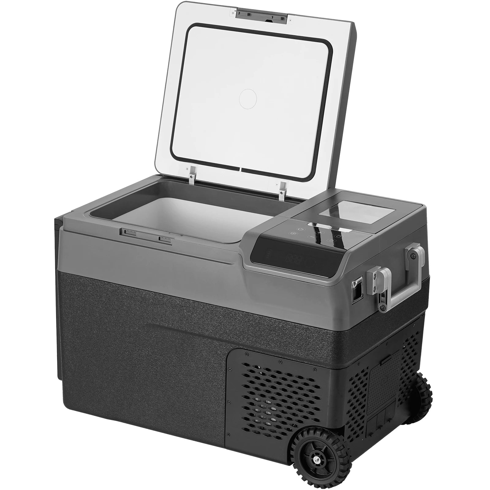 SucceBuy 35L Portable Car Refrigerator with Ice Making Function 12 Volt Car Refrigerator Fridge Single Zone Portable Freezer Main image
