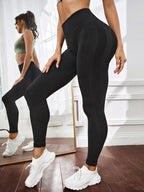 Women Seamless Yoga Leggings High Waist Push Up Tights For Gym Workout Running Fitness Daily Wear