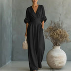 Solid Color Casual Loose Jumpsuits for Woman 2026 Summer Elegant Overalls Women's Jumpsuits And Rompers Bodysuit Female Clothes