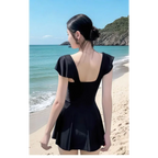 Swimsuit Women's New Split Professional Student Hot Spring Conservative Swimwear