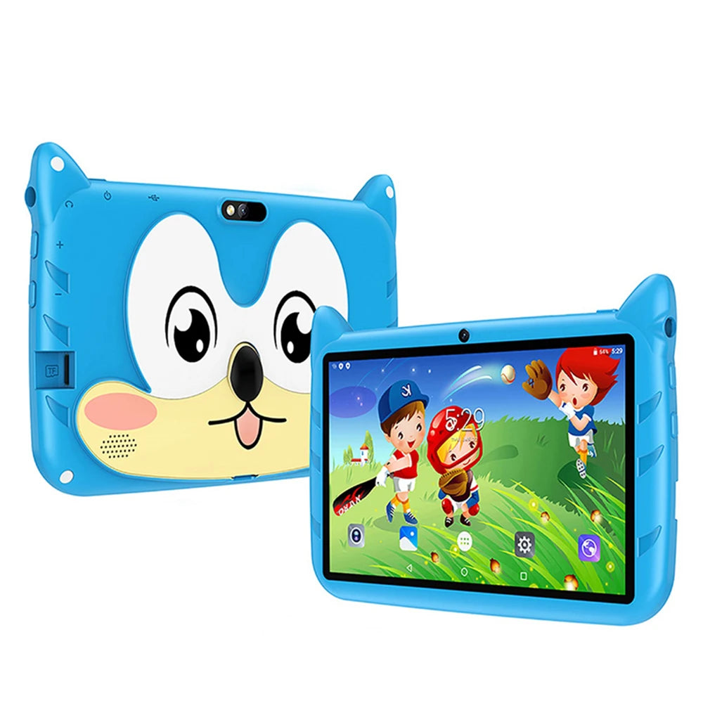 BDF Cartoon Pattern 7 Inch Kids Tablet Quad Core 4GB RAM 64GB ROM Android 13 Google Learning Education Games Tablets 4000mAh Main image