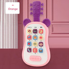 Baby Early Education Toys Guitar phone Sound Toys Kid Multi functional Music Phones Analog Phones story machine for Children