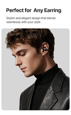Baseus Bowie MC2 AIR Clip-on TWS Earbuds Ear Clips Wireless Earphones Bluetooth 6.0   Open earrings 4 Mic ENC Sports Headphone