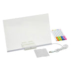 LED Drawing Board Toddler Painting Board Educational Toddler Writing Supplies Portable Drawing Tool for School Home Travel