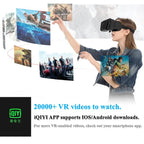 Shinecon Viar Virtual Reality VR Glasses Headset 3D Device Helmet Goggles Lenses For Smartphone Smart Phone Game Cell Mobile Set