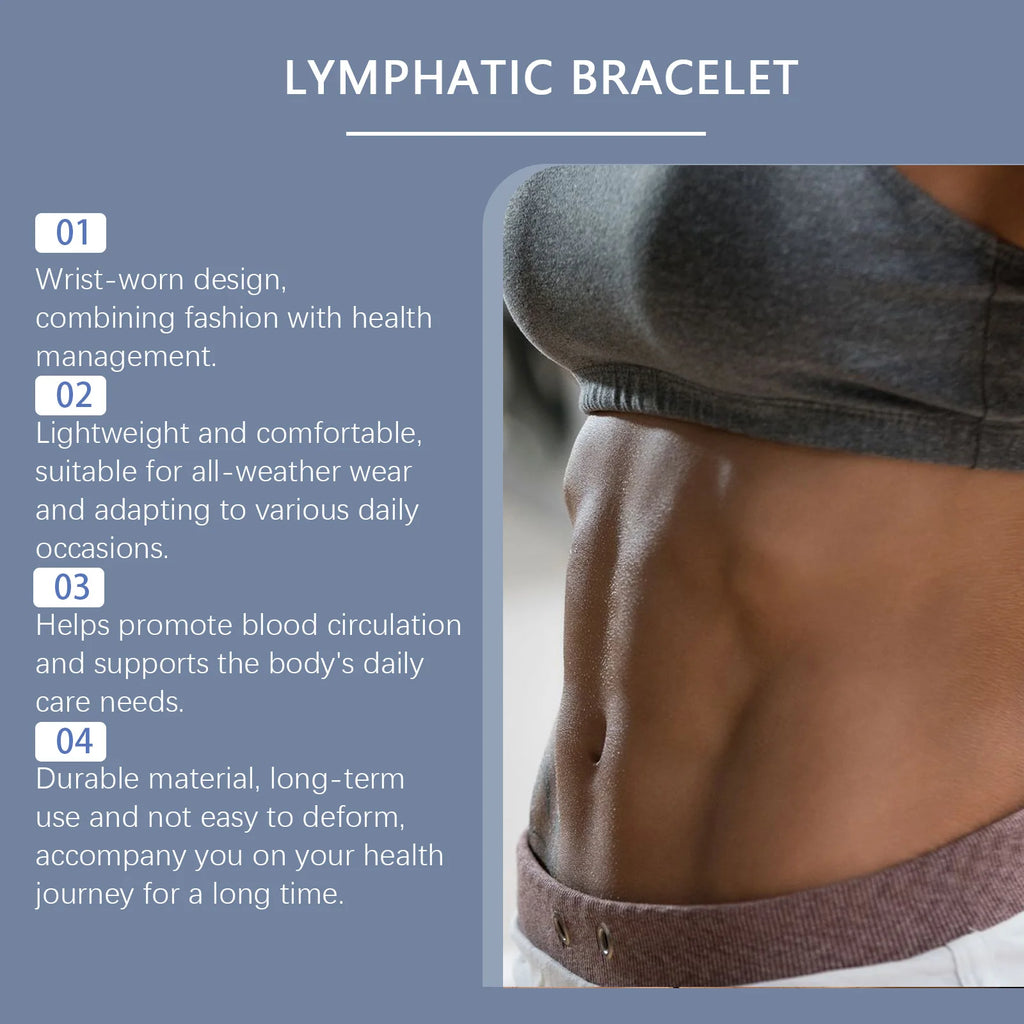 Unisex Weight Loss Bracelet Burning Fat Body Shaping Anti Fatigue Energy Therapy Improve Metabolism Lymphatic Detox Bracelet