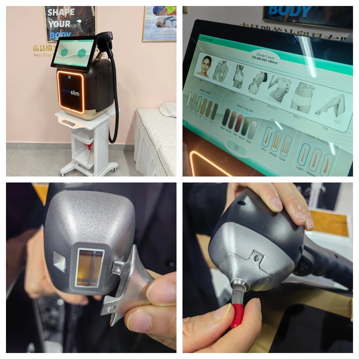 808nm Diode Laser Hair Removal Machine FAC TEC 5000W 4 Wavelength Ice Titanium Permanent Painless Removal Body Care Equipment