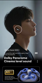 Monster MQT52 Bluetooth 5.4 Wireless Earphones 24H Long Battery Life Stereo Headphones Low Latency Gaming Dual Mode Headset Gift