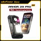 Ulefone Armor 29 Pro 5G AI Rugged Phone 6.67" 120Hz Up to 32GB RAM 512GB ROM 21200mAh 120W 64MP Night Vision Mobile Phone