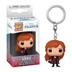 New FUNKO Keychains Disney Demona Princess Bella Ariel Alice Anna Elsa Bell Jack Sally stitch Action Figure Toys Ornaments
