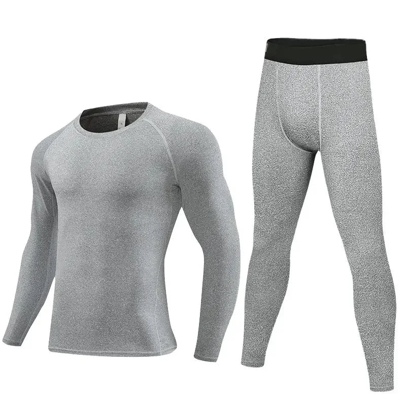 Kids' Sports Compression Set - Quick-Dry Breathable Activewear for Boys & Girls, Stretchy Running Outfit