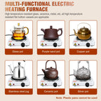 5-Speed 1000W Electric Stove Hot Plate Iron Burner Home Kitchen Cooker Coffee Heater Household Cooking Appliances