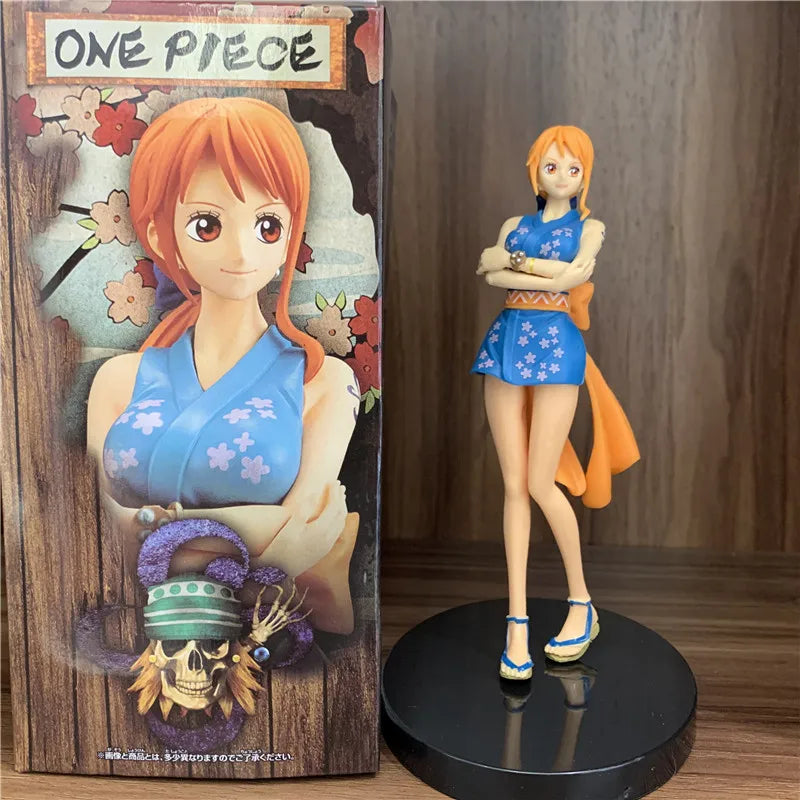 New One Piece Figure Ninja Nami PVC Figures OP Tama Luffy Yamato Kaidou Zoro Sanji Usopp Law Newgate Model Gift Toy Main image
