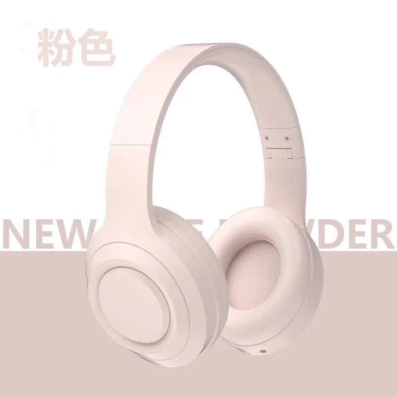 Over Ear HIFI Stereo Headsets Wireless Bluetooth Headphones Sports Gaming Earphones with HD Mic Support TF/AUX noise reduction