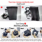 Battery Operate Railway Train with Sound&Light Railway Car Toys Christmas Train Tree Decoration Track  Electric Toys for Kids