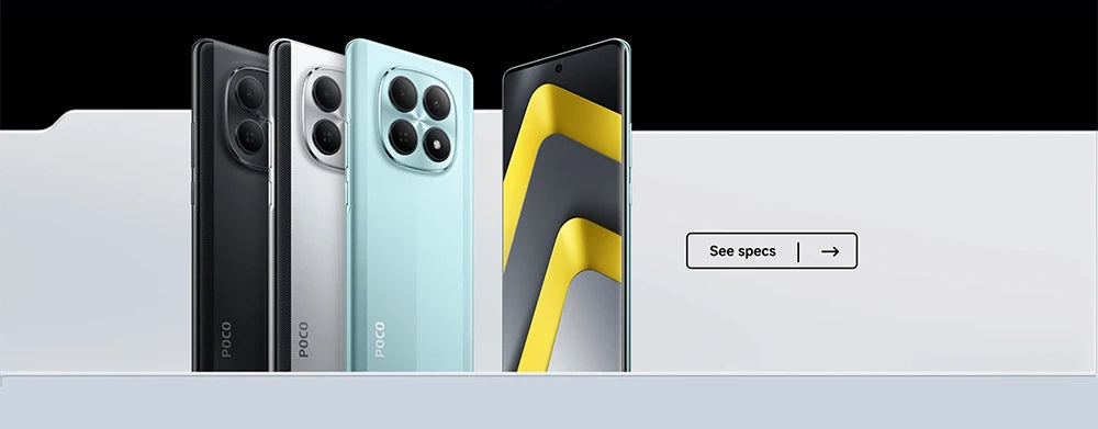 Global Version POCO M8 5G smartphone 5G 6.77" Snapdragon® 6 Gen 3 Mobile Platform 45W charging 50MP main camera IP66 NFC Xiaomi