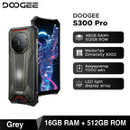 World Premiere DOOGEE S300 Pro Rugged Phone 48GB+512GB Dimensity 8300 6.78" FHD+ 11000mAh Battery 66W 200MP Camera Android 16
