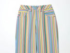 MUJER Striped Baggy Jeans Woman Low Rise Wide Leg Jeans Pants for Women New Boyfriend Jeans Women Straight Women's Denim Pants