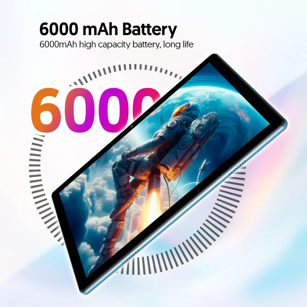 Latest Global Version Android 15 Tablet, 10-inch Tablet, Quad-core Processor, 1280*800 Resolution, 12 (3+9) GB RAM, 64GB Storage