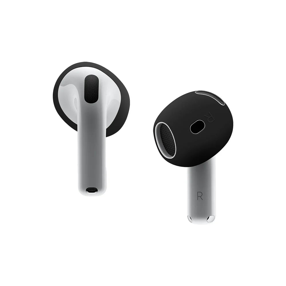 3 Pair Silicone Eartips For Apple AirPods 4 Replacement Ultra Thin Rubber Earbuds Ear Tips For Airpod 4 Anti-Slip Earphone Cover