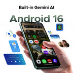 World Premiere DOOGEE B10 Smartphone 7600mAh Battery 6GB 256GB 6.6'' Display 64MP AI Camera Gemini AI Android 16 Mobile Phone
