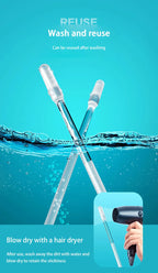 24Pcs Disposable Silicone EarWax Remover sticky ear pick For Kids Olders Adult S/L Ear Cleaner Reusable Adhesive Earpick