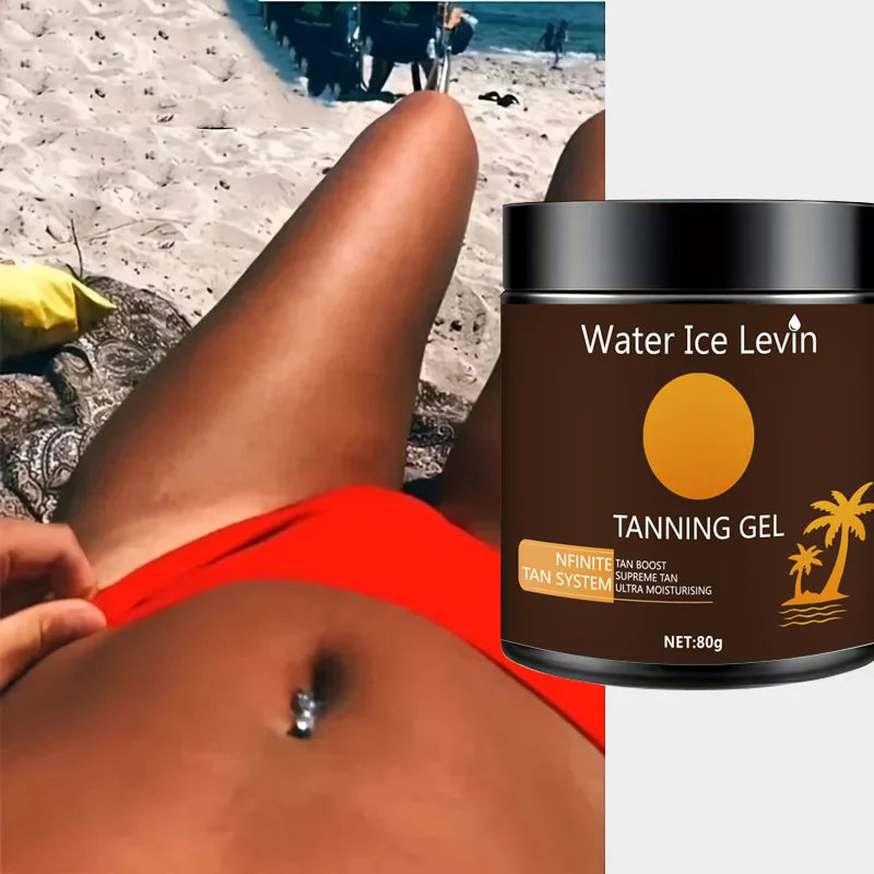 Natural Traceless Tanning Gel - Natural Ingredients, Traceless Deep Moisturizing, Suitable for Whole Body Quick-Absorbing Travel Portable Package, Suitable for Men and Women Main image