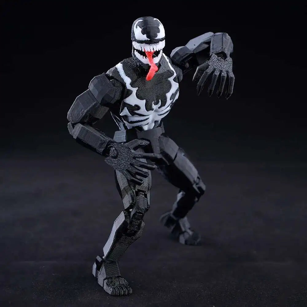 Venom Spider-Man Lucky13 Dummy13 Action Figures - 3D Printed T13 Multi-Jointed Shapeshift Mannequin Anime Collectible Toys