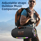 ZEALOT-S89 250W Waterproof Portable Loud Bluetooth Speaker, Wireless Outdoor Boombox SubwooferTriple Passive Radiators-Deep Bass