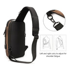 Multifunction Designer Anti-theft USB Shoulder Bag Crossbody Travel Sling Pack Messenger Pack Chest Bag Male Luxury Brand Men