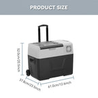 30L 35L 40L 45L 50L 55L Car Refrigerator DC 12V/24V Car Freezer Fridge -4℉~68℉ RV Portable Compressor Cooler Camping Travel
